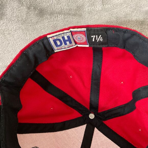 Nebraska Huskers Hat Fitted Mens 7 1/4 embroidered DH Zephya Logo cap hat - Picture 5 of 6